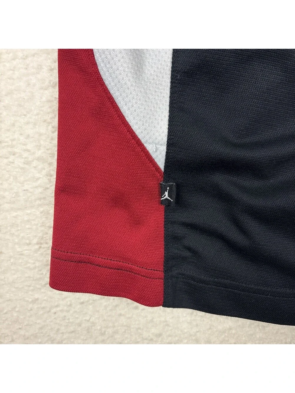 Vintage Y2K Nike Air Jordan Basketball Shorts Mens XXL Black Red Jumpman Baggy